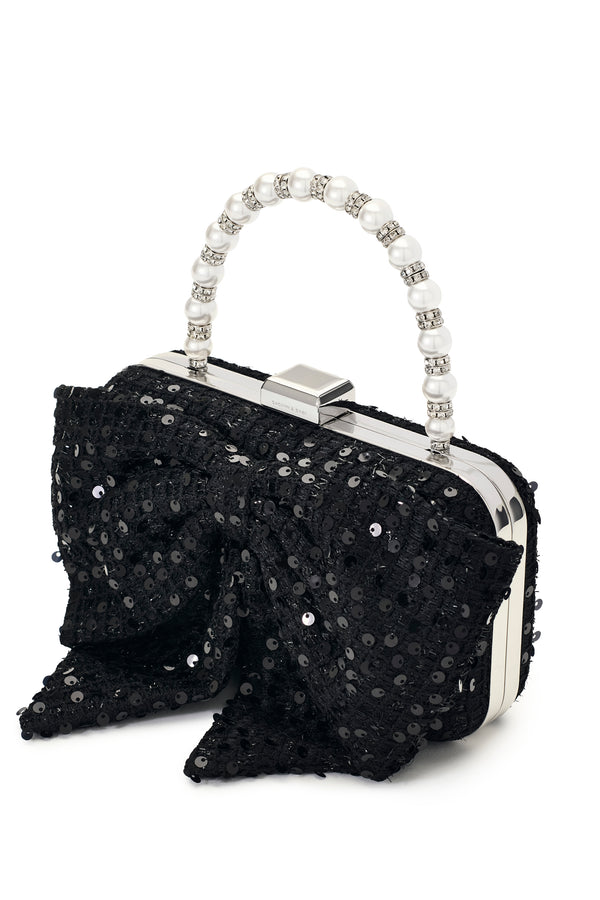 Sachin & Babi BUBBLY BAG - BLACK SEQUINS