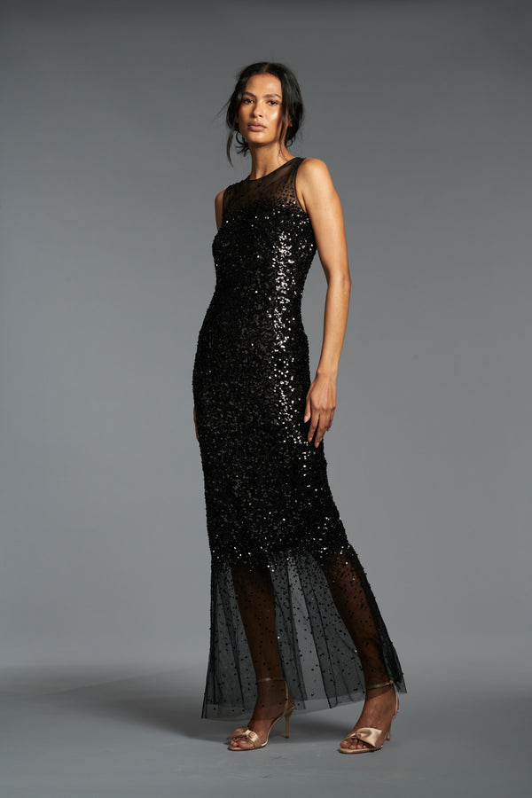 sachin & babi Candice Gown - Black - Final Sale