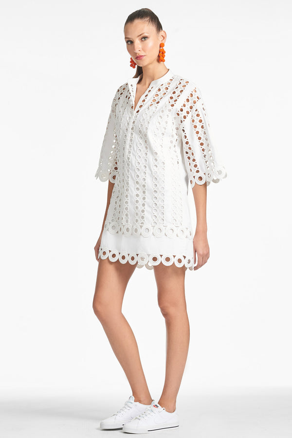 Sachin & Babi Capri Dress - White