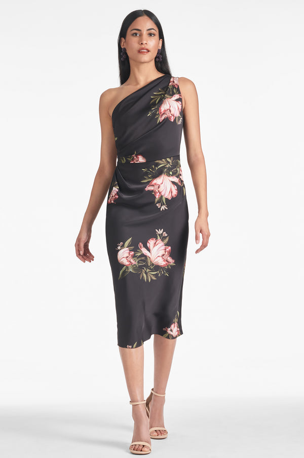Sachin & Babi Carmen Dress - Noir Blossom - Final Sale