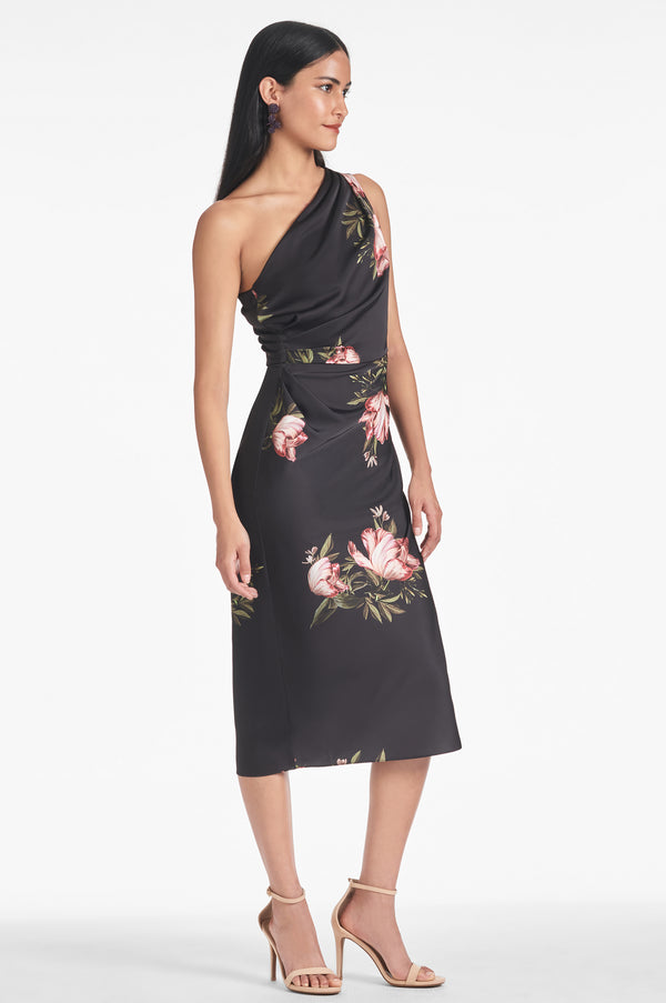 Sachin & Babi Carmen Dress - Noir Blossom - Final Sale