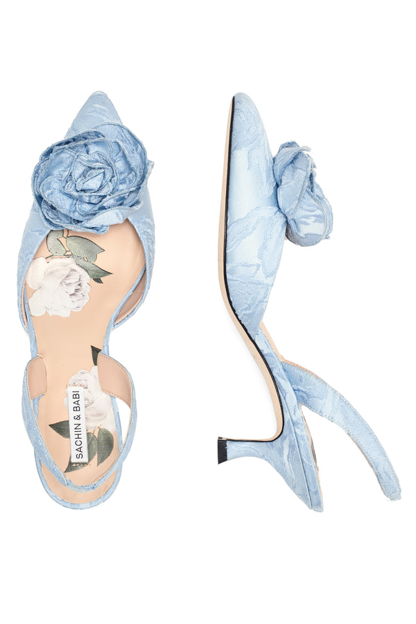 sachin & babi CARNEGIE KITTEN HEEL - ICE BLUE
