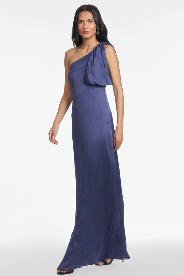 Sachin & Babi Chelsea Gown - Deep Cobalt