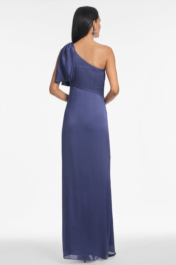 Sachin & Babi Chelsea Gown - Deep Cobalt