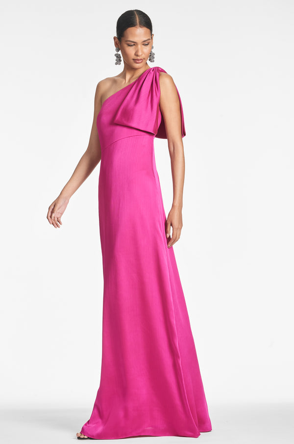 Sachin & Babi Chelsea Gown - Dragonfruit - Final Sale