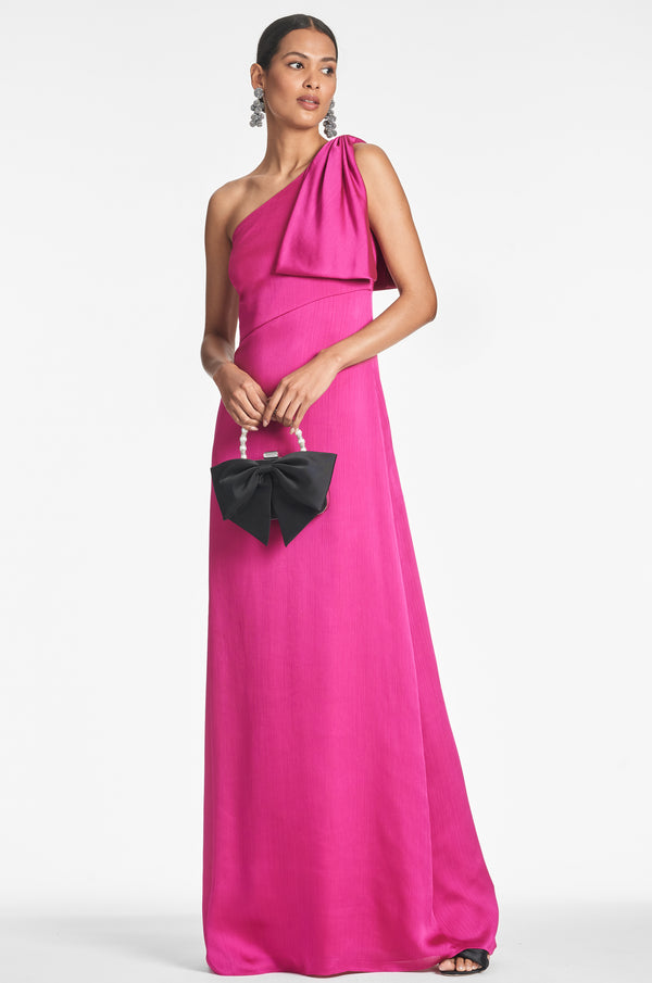 Sachin & Babi Chelsea Gown - Dragonfruit - Final Sale
