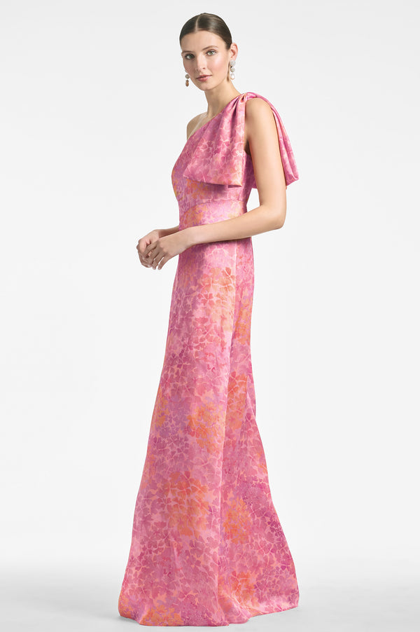 Sachin & Babi Chelsea Gown - Pastel Sunset Hydrangea
