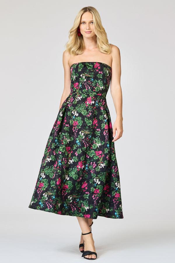 sachin & babi CLOQUE SHAY DRESS - ROYAL GARDENS