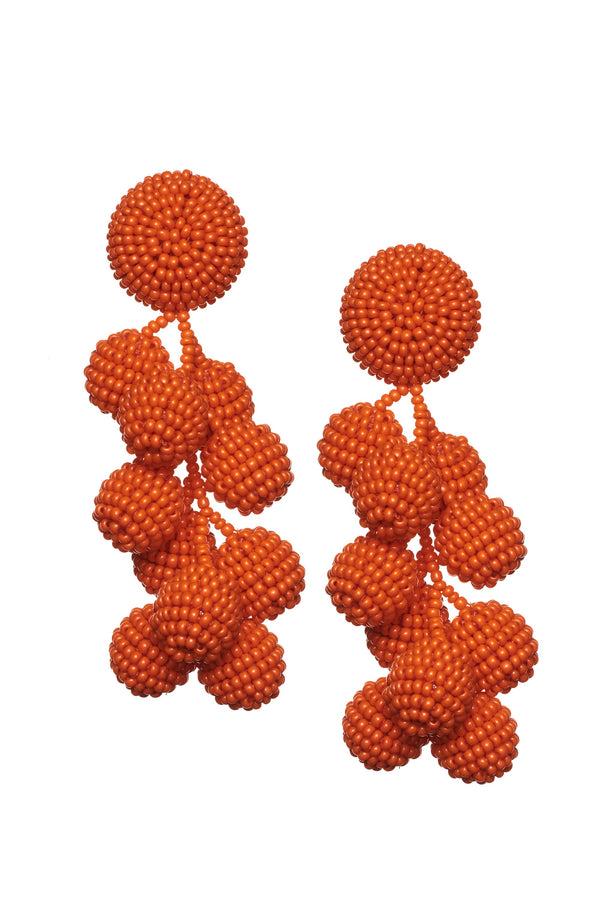 Sachin & Babi COCONUTS EARRINGS - BRIGHT ORANGE