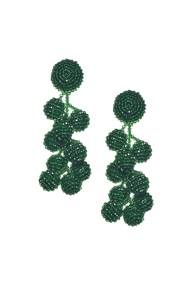 Sachin & Babi COCONUTS EARRINGS - EMERALD