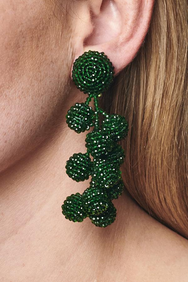 sachin & babi COCONUTS EARRINGS - EMERALD