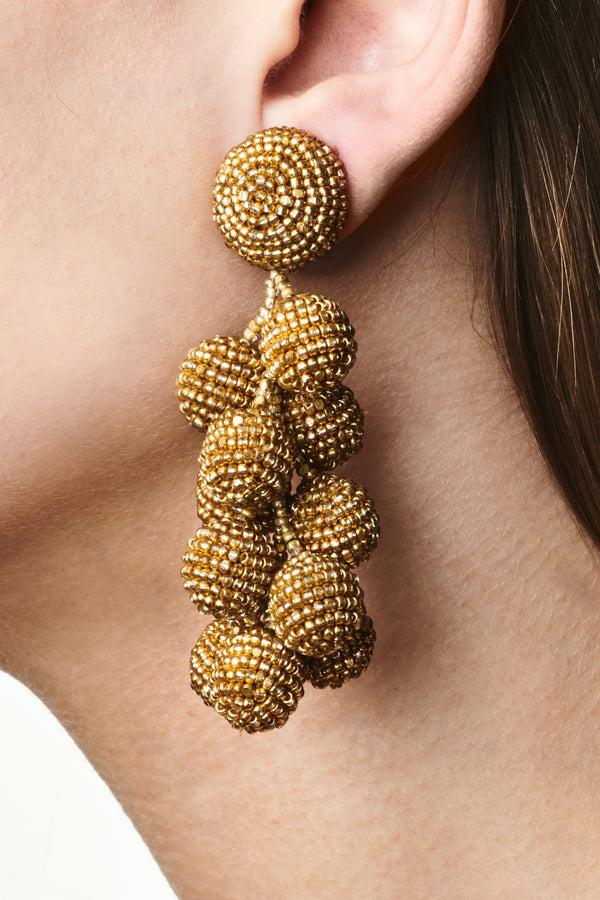 sachin & babi COCONUTS EARRINGS - GOLD