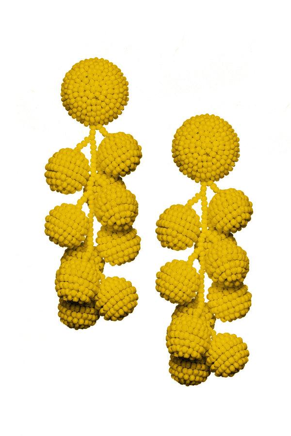 sachin & babi COCONUTS EARRINGS - GOLDEN ROD