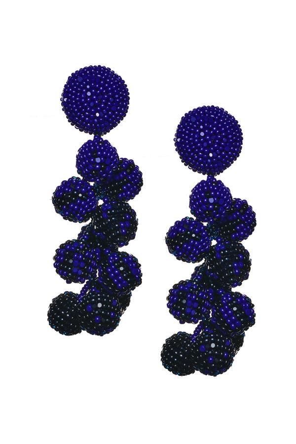 Sachin & Babi COCONUTS EARRINGS - IMPERIAL BLUE/NAVY