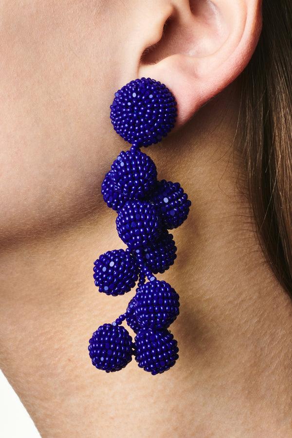 sachin & babi COCONUTS EARRINGS - IMPERIAL BLUE