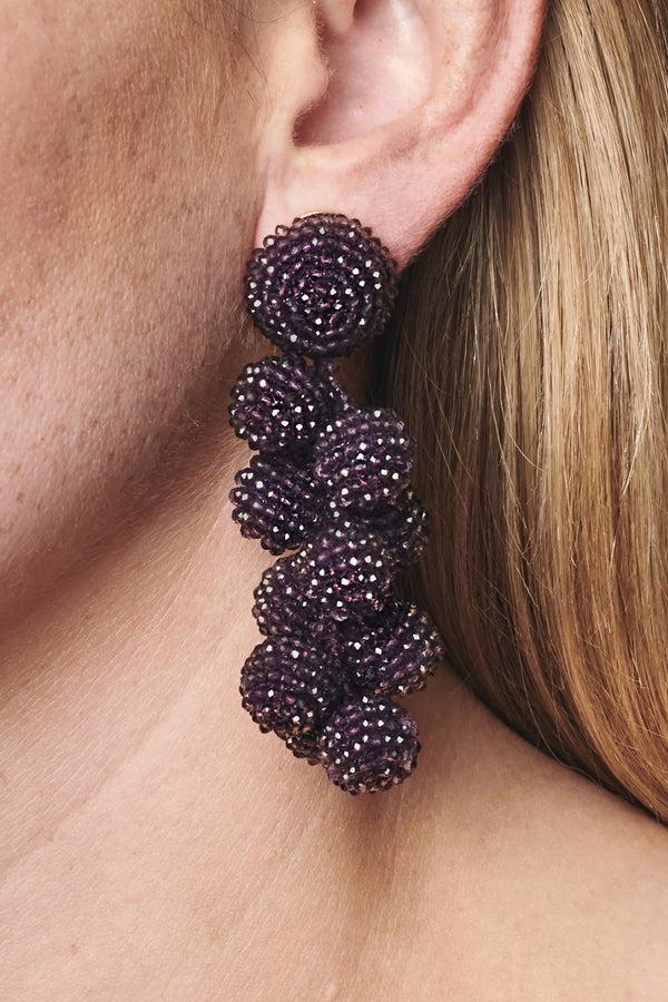 sachin & babi COCONUTS EARRINGS - VIOLET