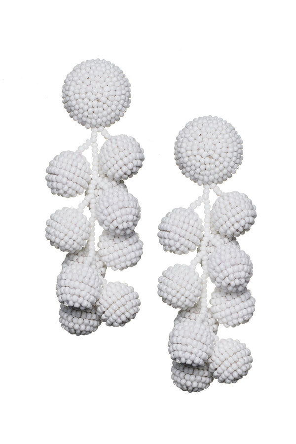 Sachin & Babi COCONUTS EARRINGS - WHITE