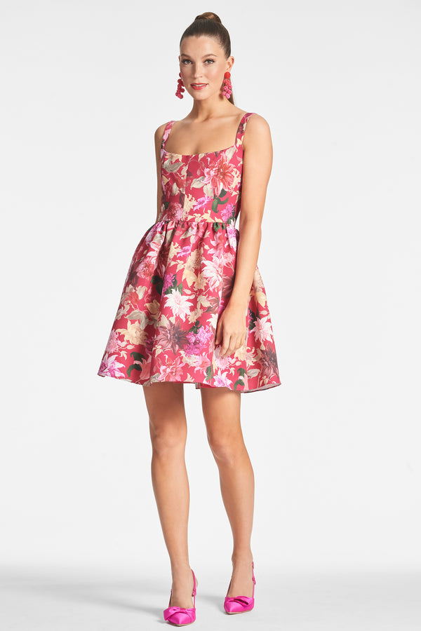 sachin & babi Cora Dress - Deep Pink Dahlia - Final Sale