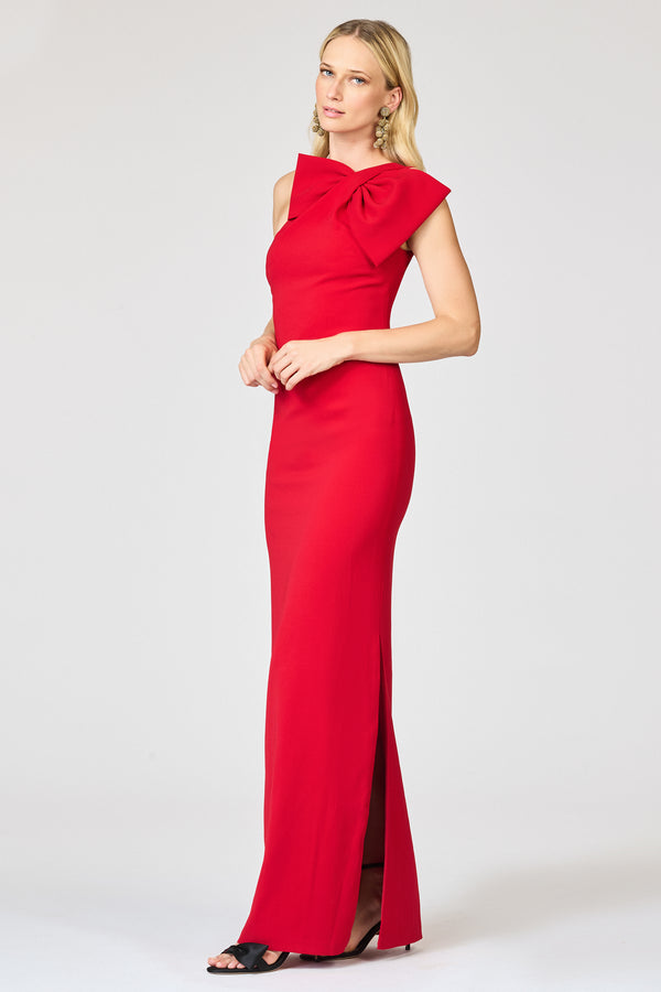 Sachin & Babi COSETTE GOWN - CARDINAL