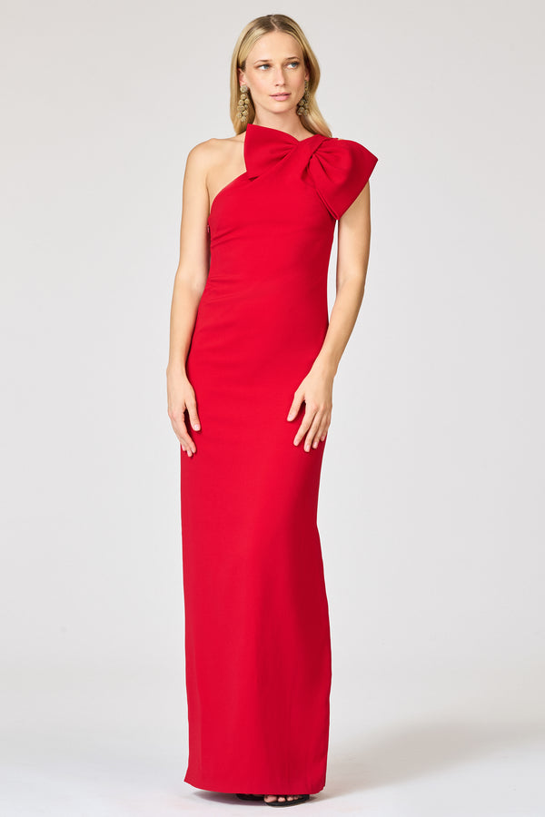 sachin & babi COSETTE GOWN - CARDINAL