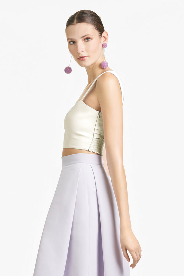 Sachin & Babi Darcy Top - Ivory - Faille