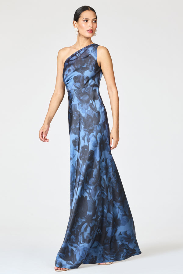 Sachin & Babi DELPHINE GOWN - DEEP OCEAN BOUQUET
