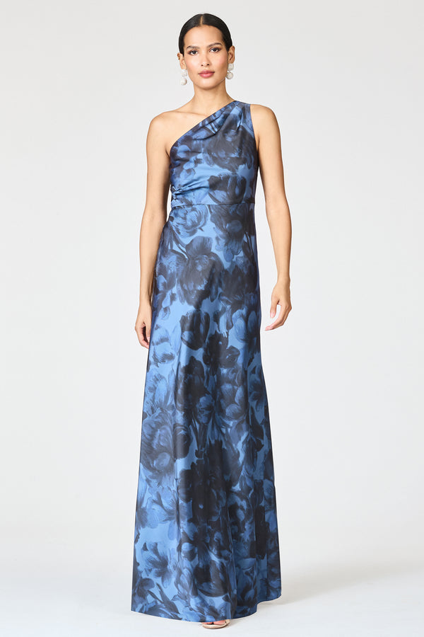 sachin & babi DELPHINE GOWN - DEEP OCEAN BOUQUET