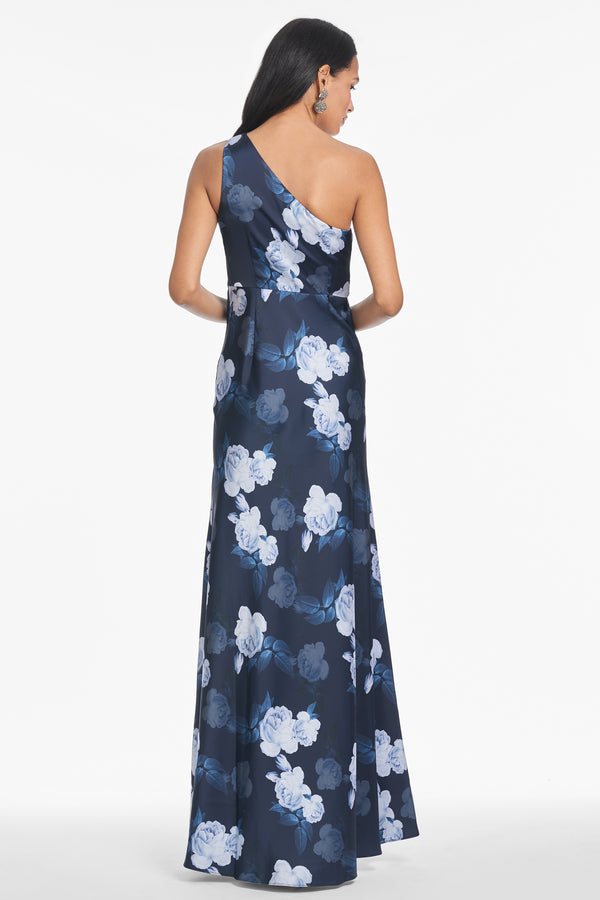Sachin & Babi DELPHINE GOWN - MIDNIGHT GLACIAL ROSE