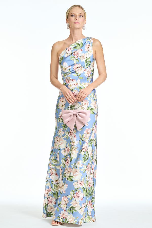 sachin & babi DELPHINE GOWN - TWILIGHT CAMELLIAS