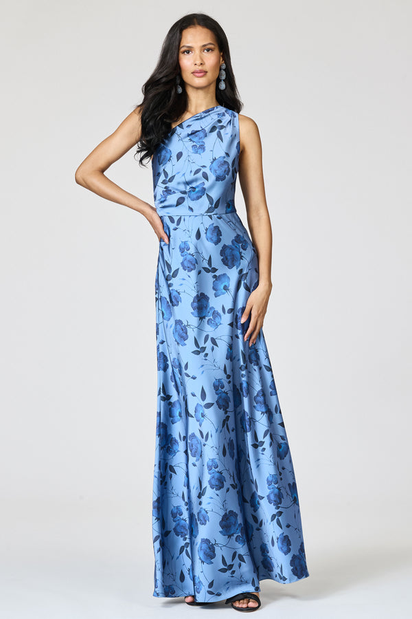 sachin & babi DELPHINE GOWN - WILD STEEL ROSES