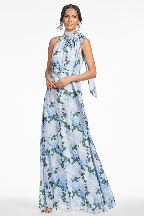 sachin & babi DIANA GOWN - GLACIAL PEONIES