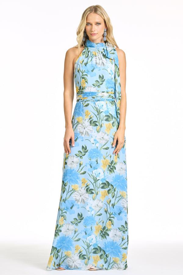 sachin & babi DIANA GOWN - SUNSHINE AND SEA SERENADE