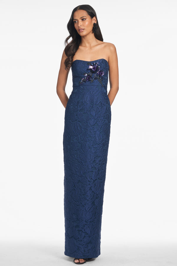 Sachin & Babi EDIE GOWN - MIDNIGHT - FINAL SALE