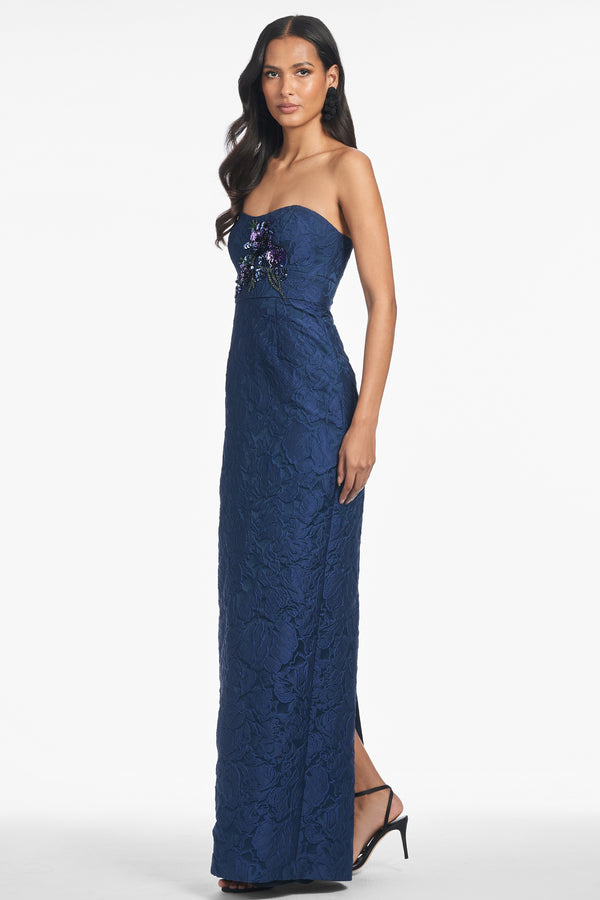 sachin & babi EDIE GOWN - MIDNIGHT - FINAL SALE
