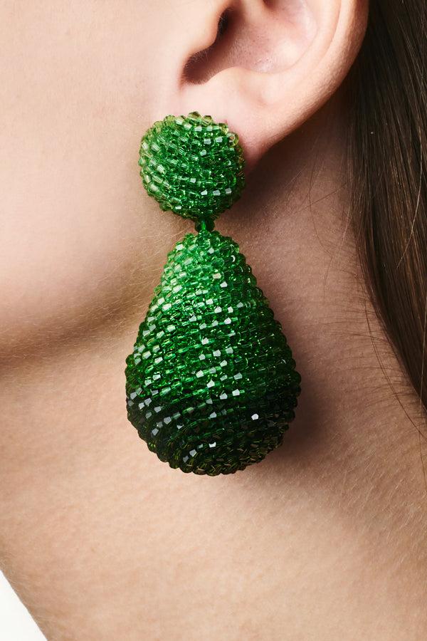sachin & babi ELISE EARRINGS - EMERALD