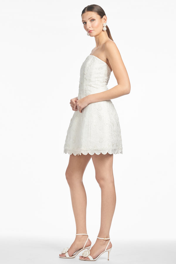 Sachin & Babi EMBELLISHED ALANNA DRESS - IVORY