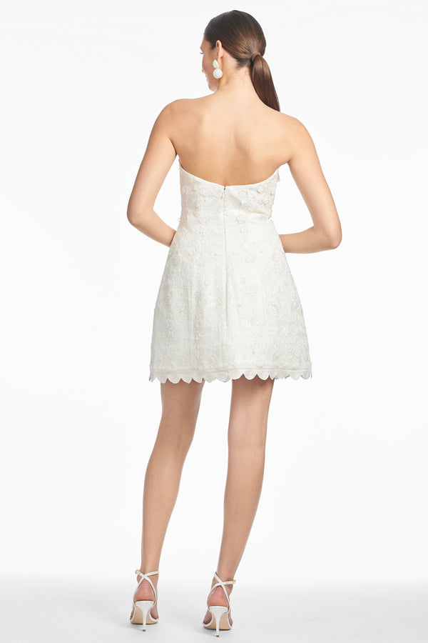 Sachin & Babi EMBELLISHED ALANNA DRESS - IVORY