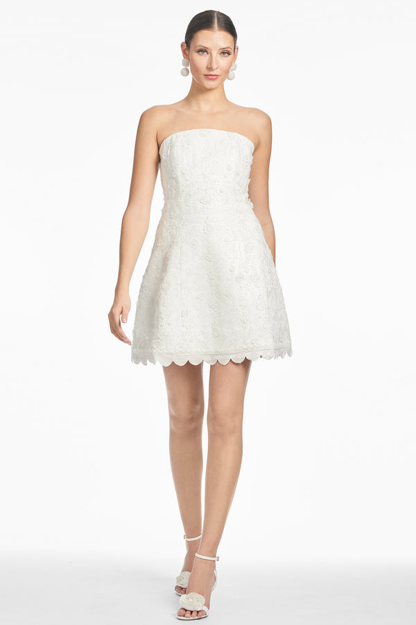 sachin & babi EMBELLISHED ALANNA DRESS - IVORY