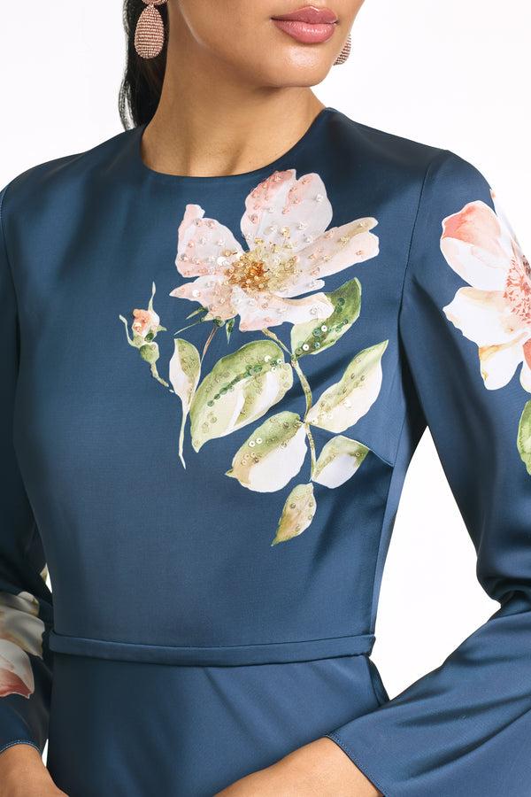 Sachin & Babi EMBELLISHED ALEX GOWN - NIGHT BLOOMS