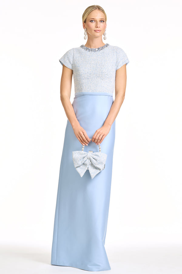 Sachin & Babi EMBELLISHED ASPEN GOWN - GLACIAL BLUE