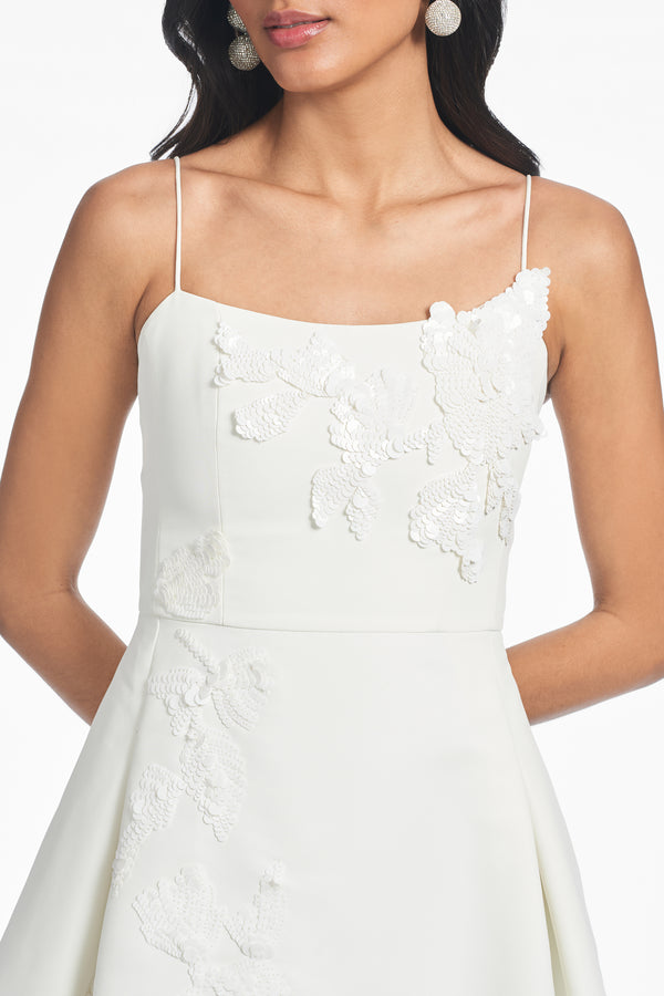 Sachin & Babi EMBELLISHED AUDRA DRESS - IVORY