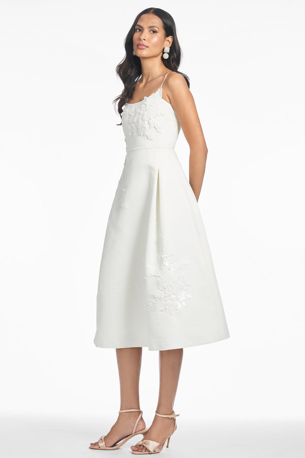 Sachin & Babi EMBELLISHED AUDRA DRESS - IVORY