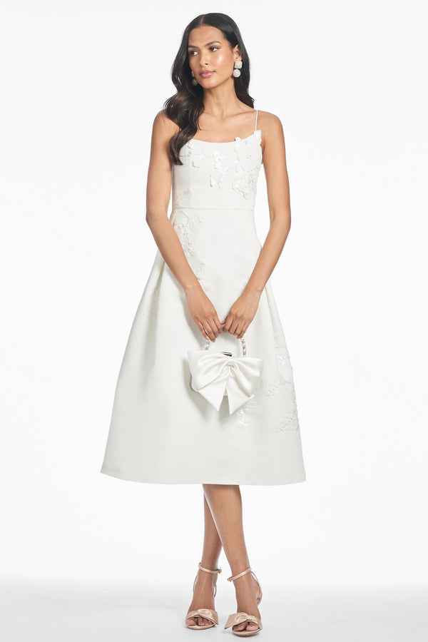 sachin & babi EMBELLISHED AUDRA DRESS - IVORY