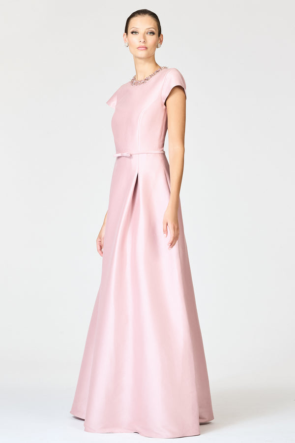 sachin & babi EMBELLISHED BLYTHE GOWN - ROSE QUARTZ