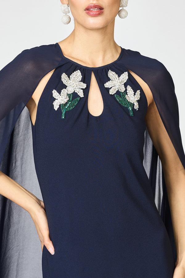 Sachin & Babi EMBELLISHED COLLEEN GOWN - MIDNIGHT