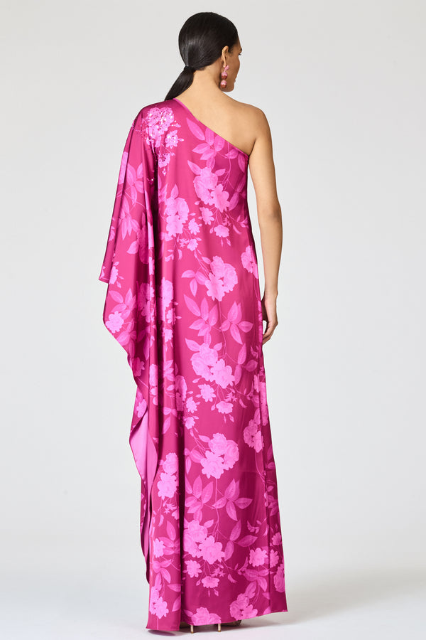 Sachin & Babi EMBELLISHED DEMI GOWN - RHODOLITE ROSES