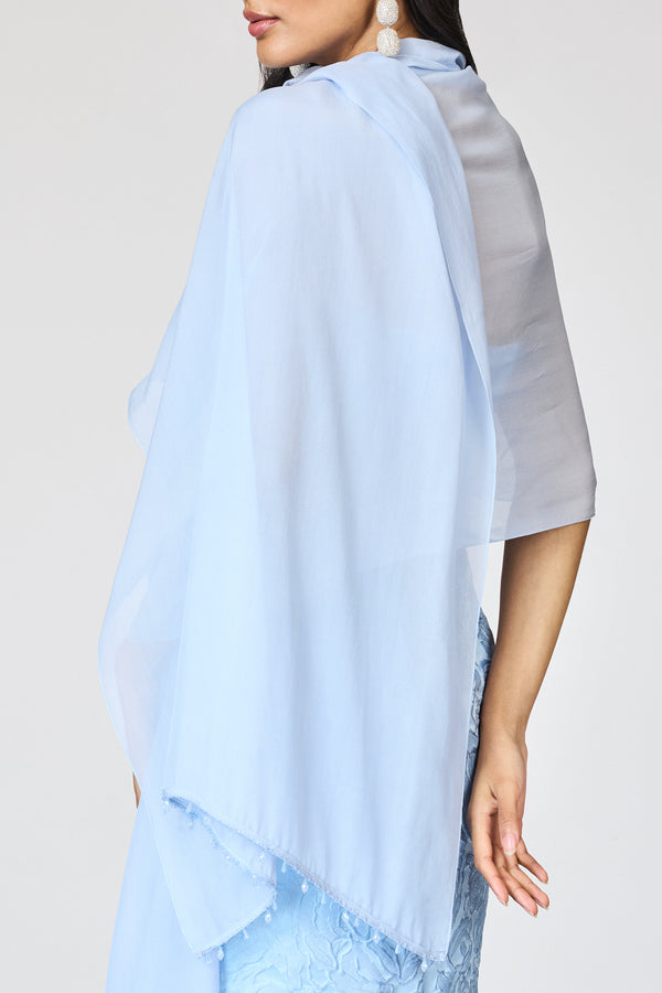 Sachin & Babi EMBELLISHED EMMY SCARF - ICE BLUE