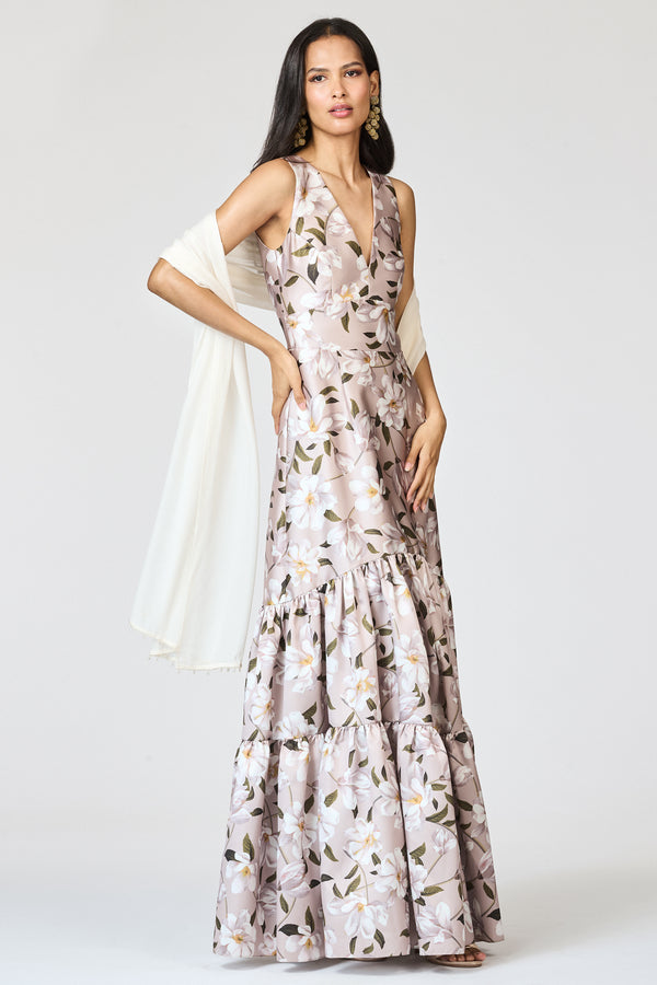 sachin & babi EMBELLISHED EMMY SCARF - IVORY