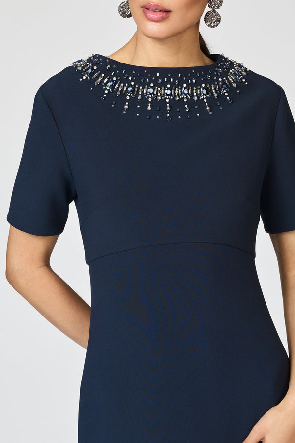 Sachin & Babi EMBELLISHED FRANCA GOWN - MIDNIGHT