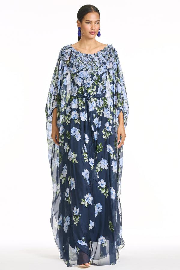 sachin & babi EMBELLISHED GILDA GOWN - CORSAGE DEGRADE